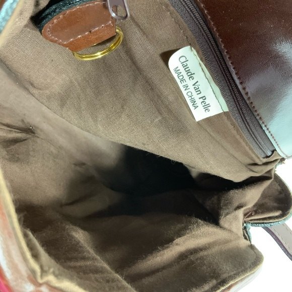 Claude Van Pelle Square Lattice Shoulder purse - Picture 7 of 13